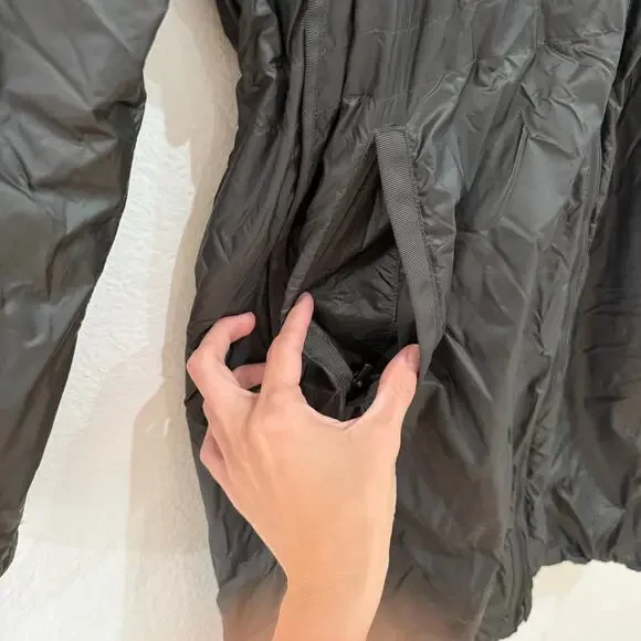 Athleta Summit Primaloft Insulated Parka Jacket Black Size Small
